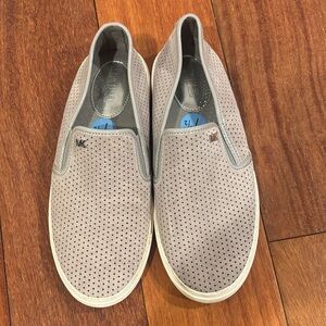 Michael Kors Perforated Gray Women’s Loafers